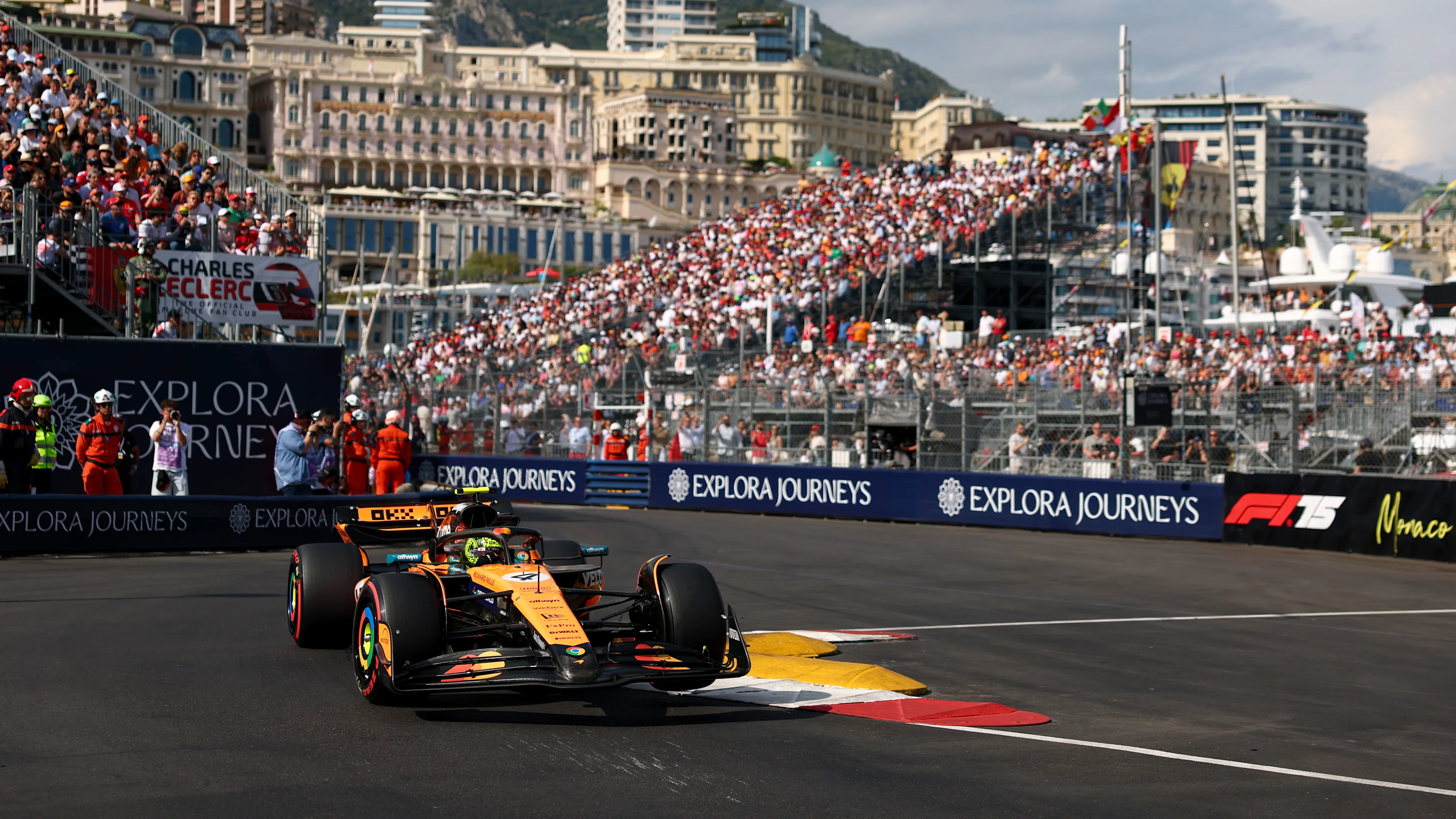MONTE-CARLO, MONACO - MAY 24: Lando Norris of Great Britain driving the (4) McLaren MCL39 Mercedes
