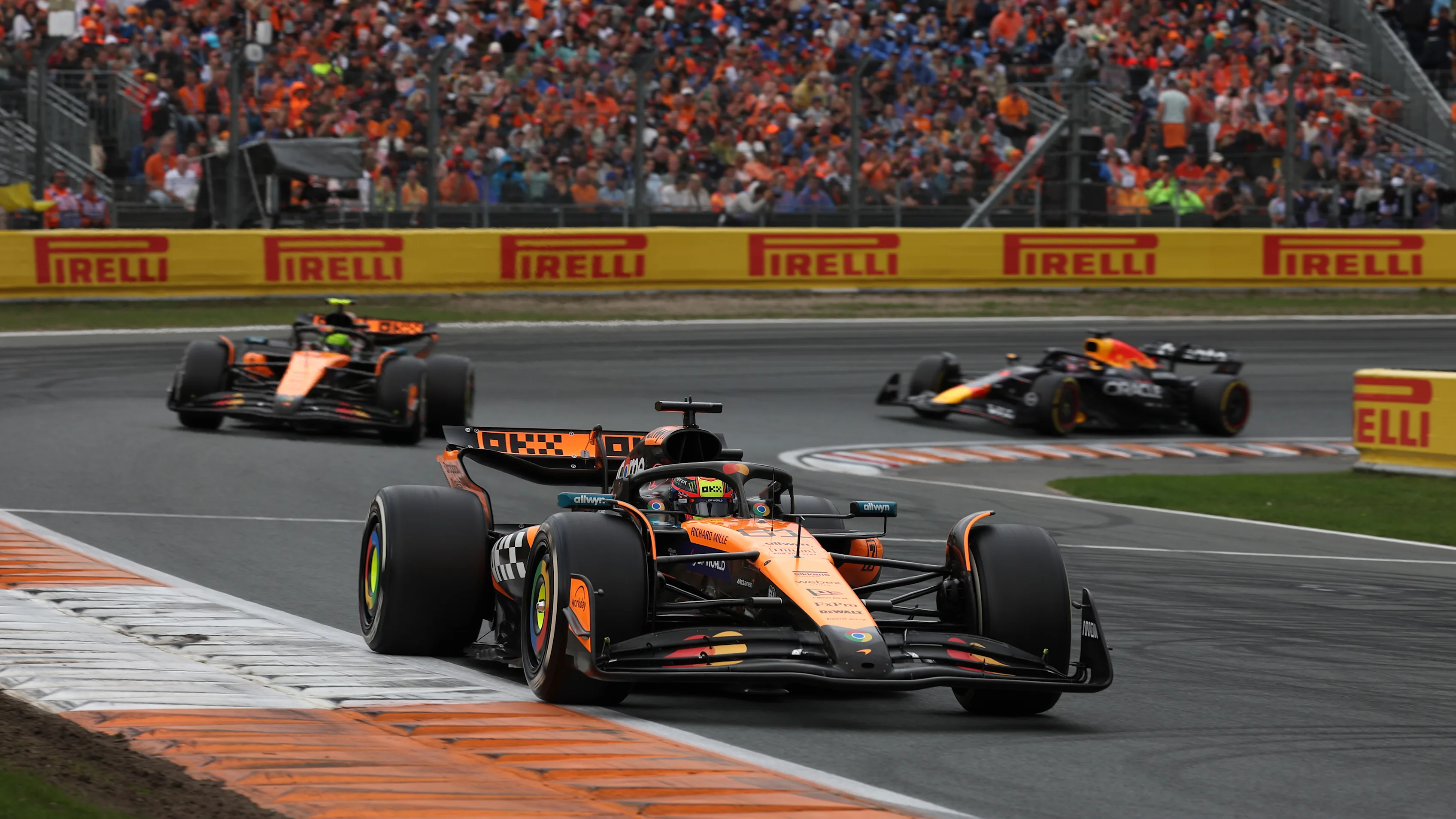 ZANDVOORT, NETHERLANDS - AUGUST 31: Oscar Piastri of Australia driving the (81) McLaren MCL39