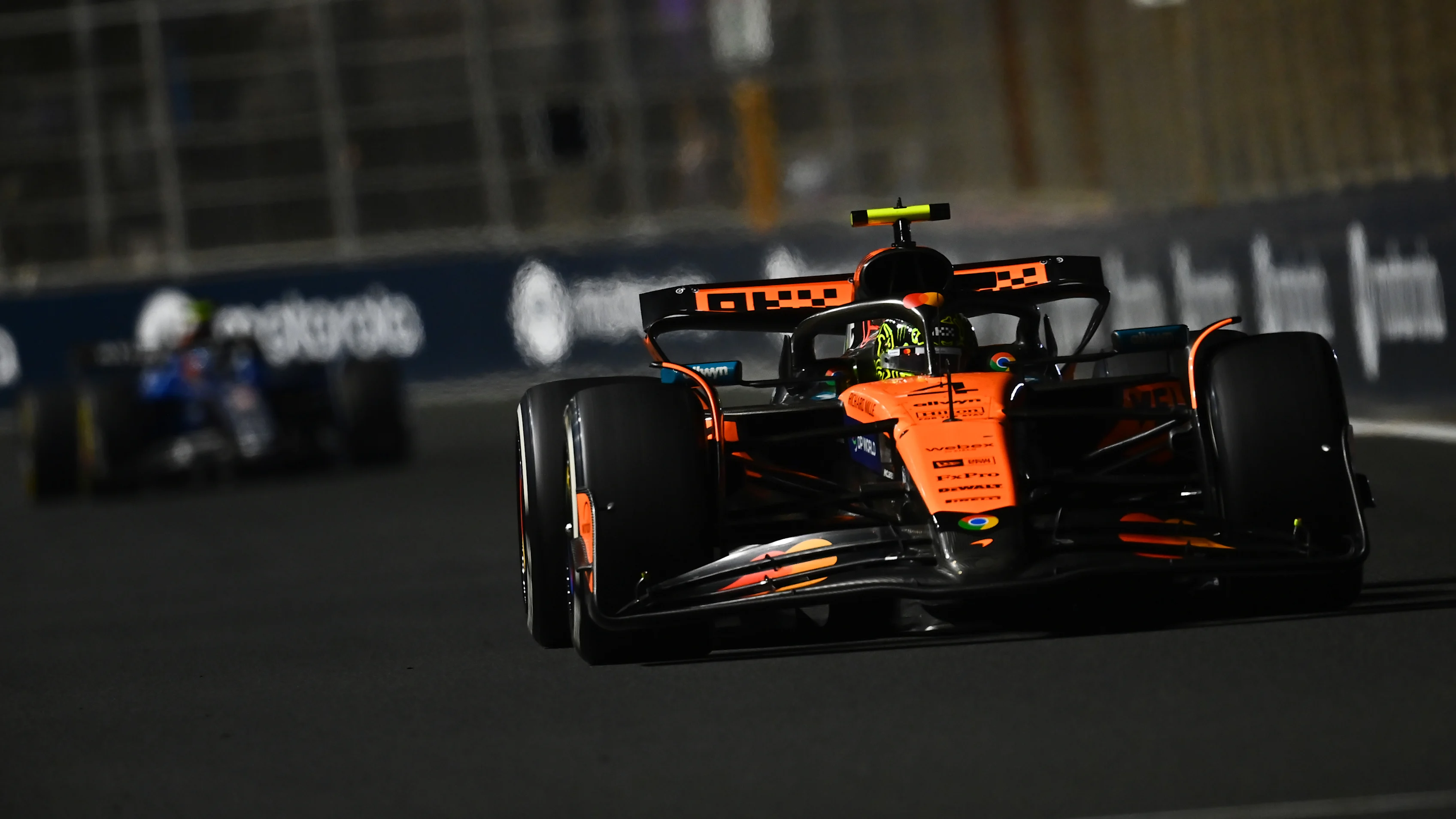 JEDDAH, SAUDI ARABIA - APRIL 20: Lando Norris of Great Britain driving the (4) McLaren MCL39