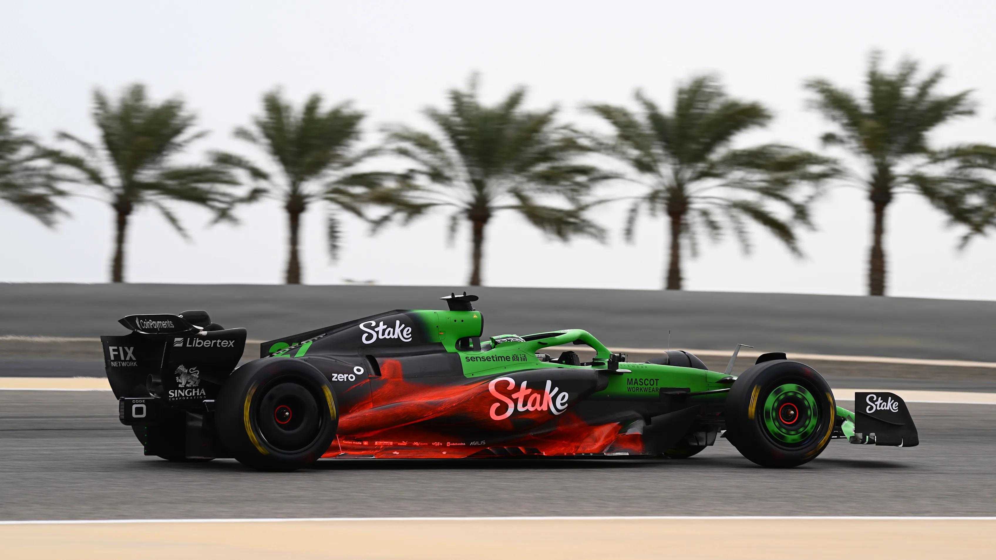 BAHRAIN, BAHRAIN - FEBRUARY 26: Nico Hulkenberg of Germany driving the (27) Kick Sauber C45 Ferrari