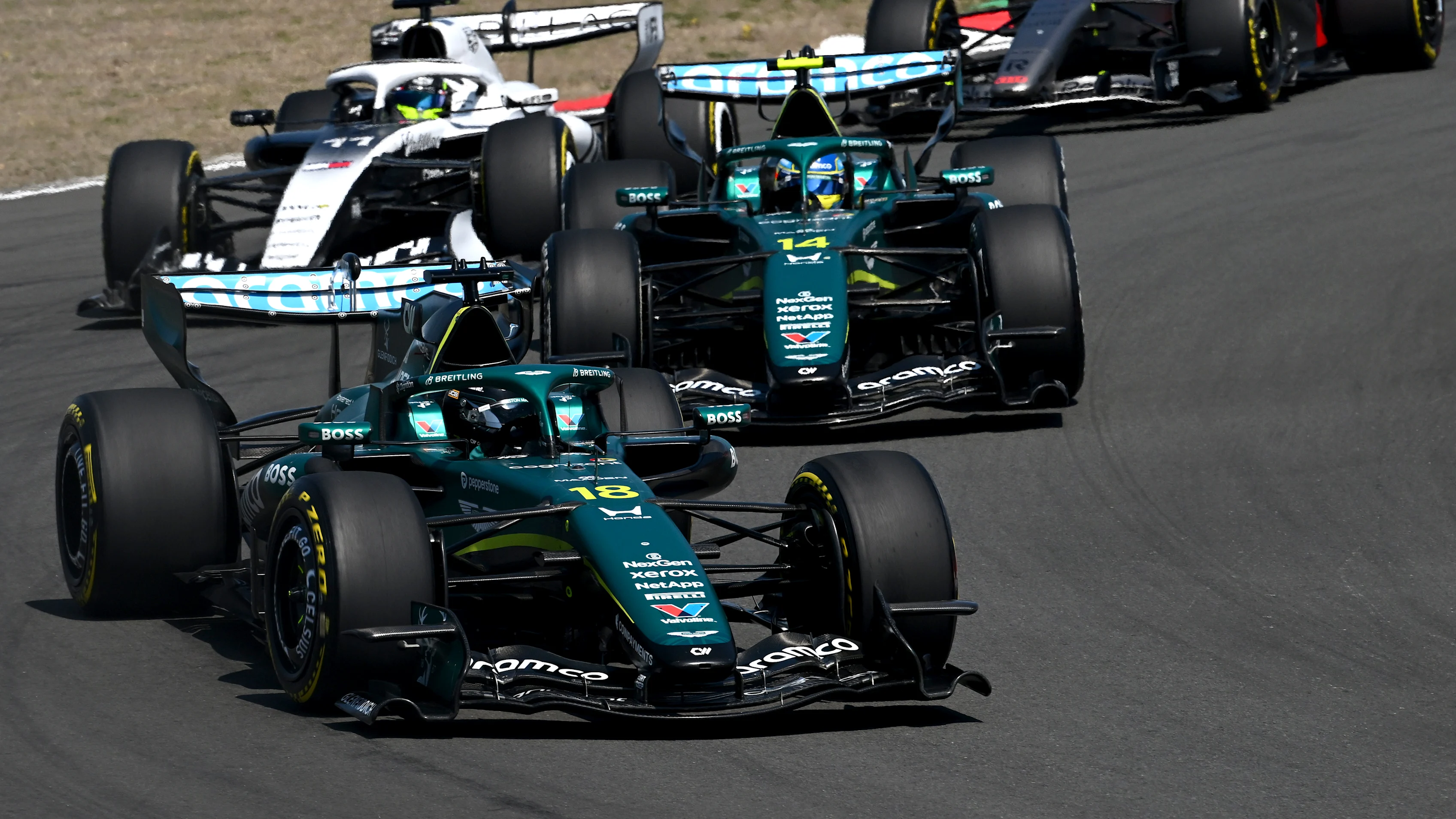 SHANGHAI, CHINA - MARCH 14: Lance Stroll of Canada driving the (18) Aston Martin F1 Team AMR26
