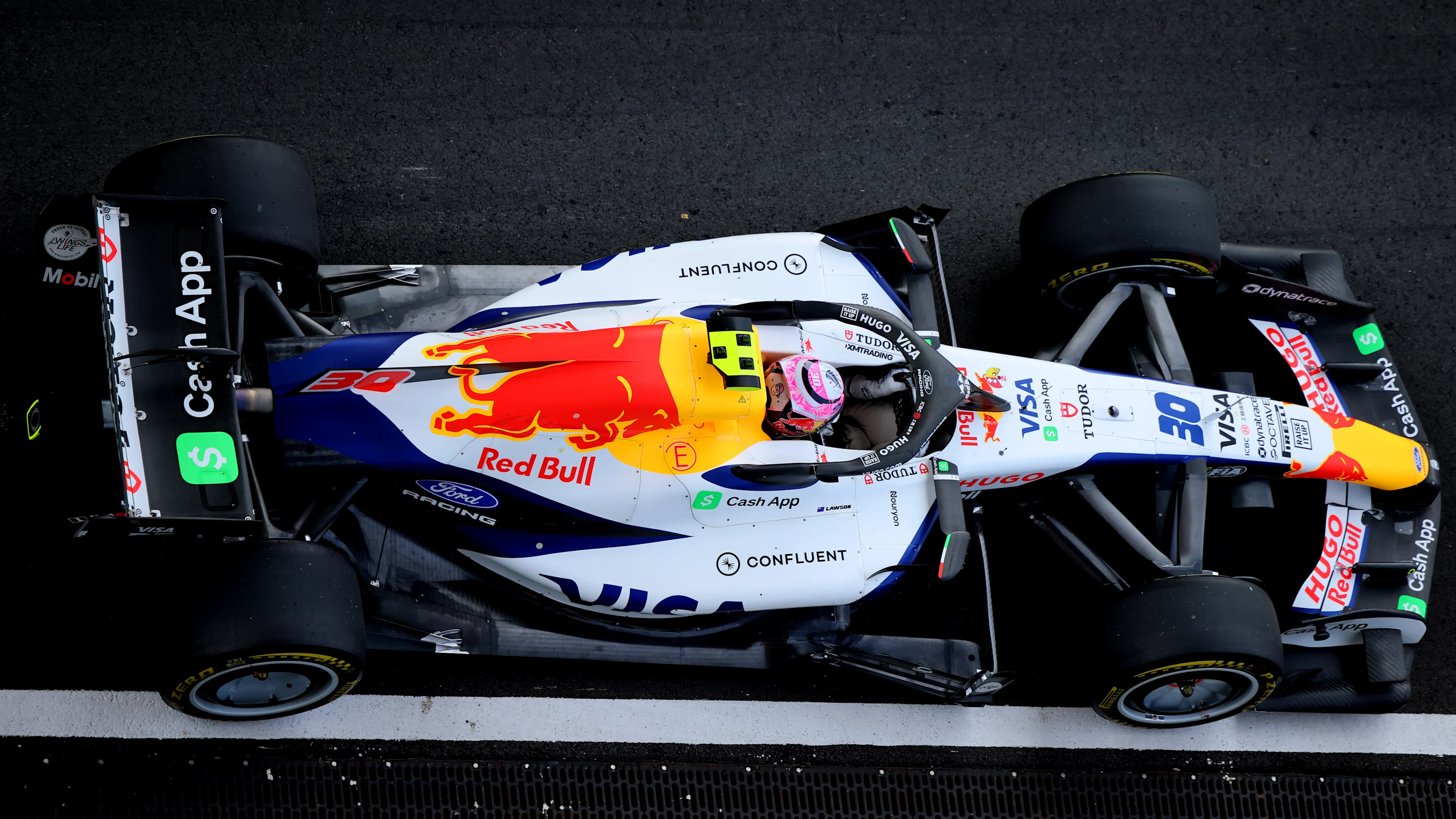 SHANGHAI, CHINA - MARCH 14: Liam Lawson of New Zealand driving the (30) Visa Cash App Racing Bulls VCARB 03 RB Ford on track during the Sprint ahead of the F1 Grand Prix of China at Shanghai International Circuit on March 14, 2026 in Shanghai, China. (Photo by Anni Graf - Formula 1/Formula 1 via Getty Images)