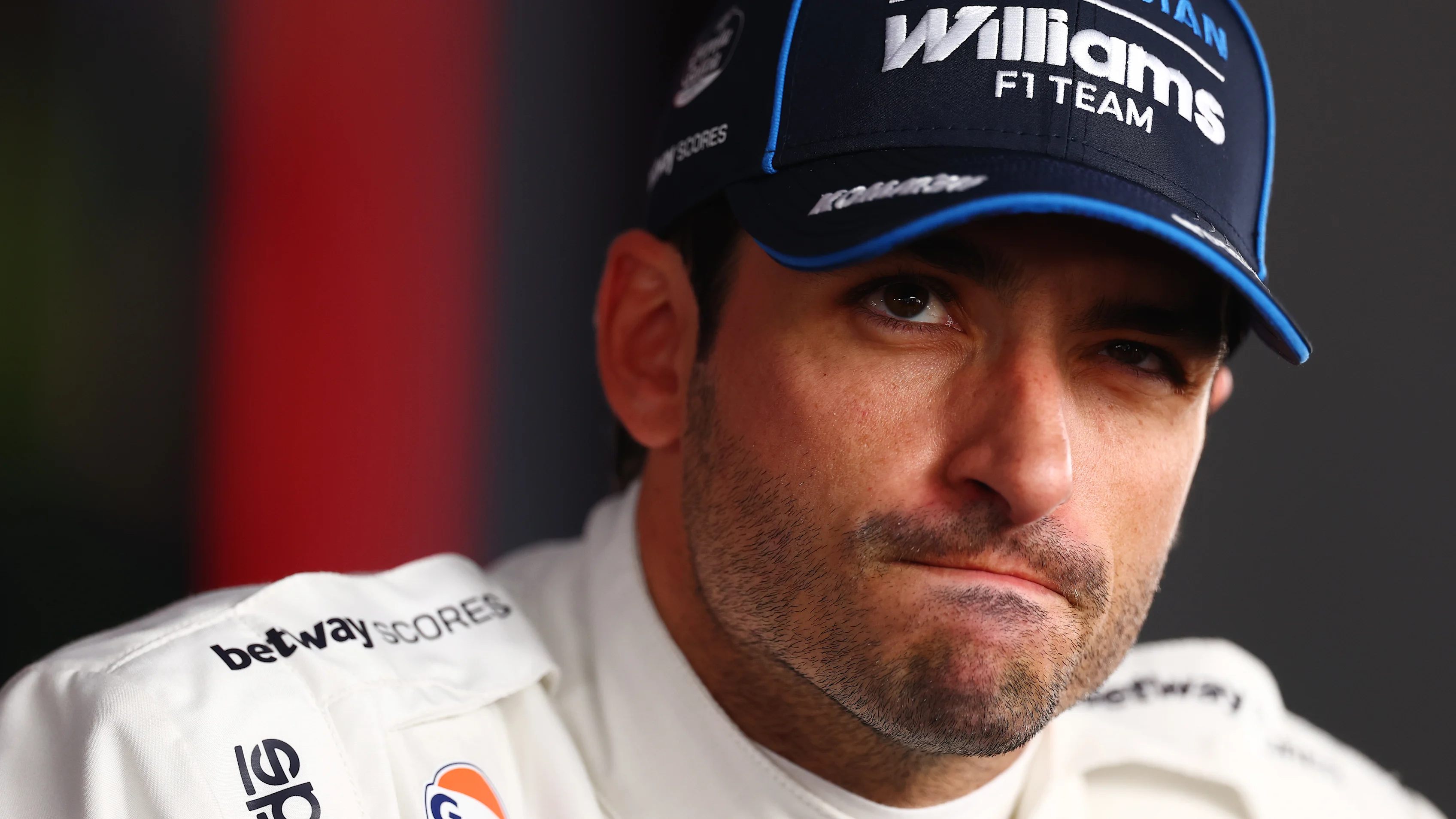 SUZUKA, JAPAN - MARCH 28: Sixteenth placed qualifier Carlos Sainz of Spain and Williams is interviewed during qualifying ahead of the F1 Grand Prix of Japan at Suzuka Circuit on March 28, 2026 in Suzuka, Japan. (Photo by Clive Rose - Formula 1/Formula 1 via Getty Images)