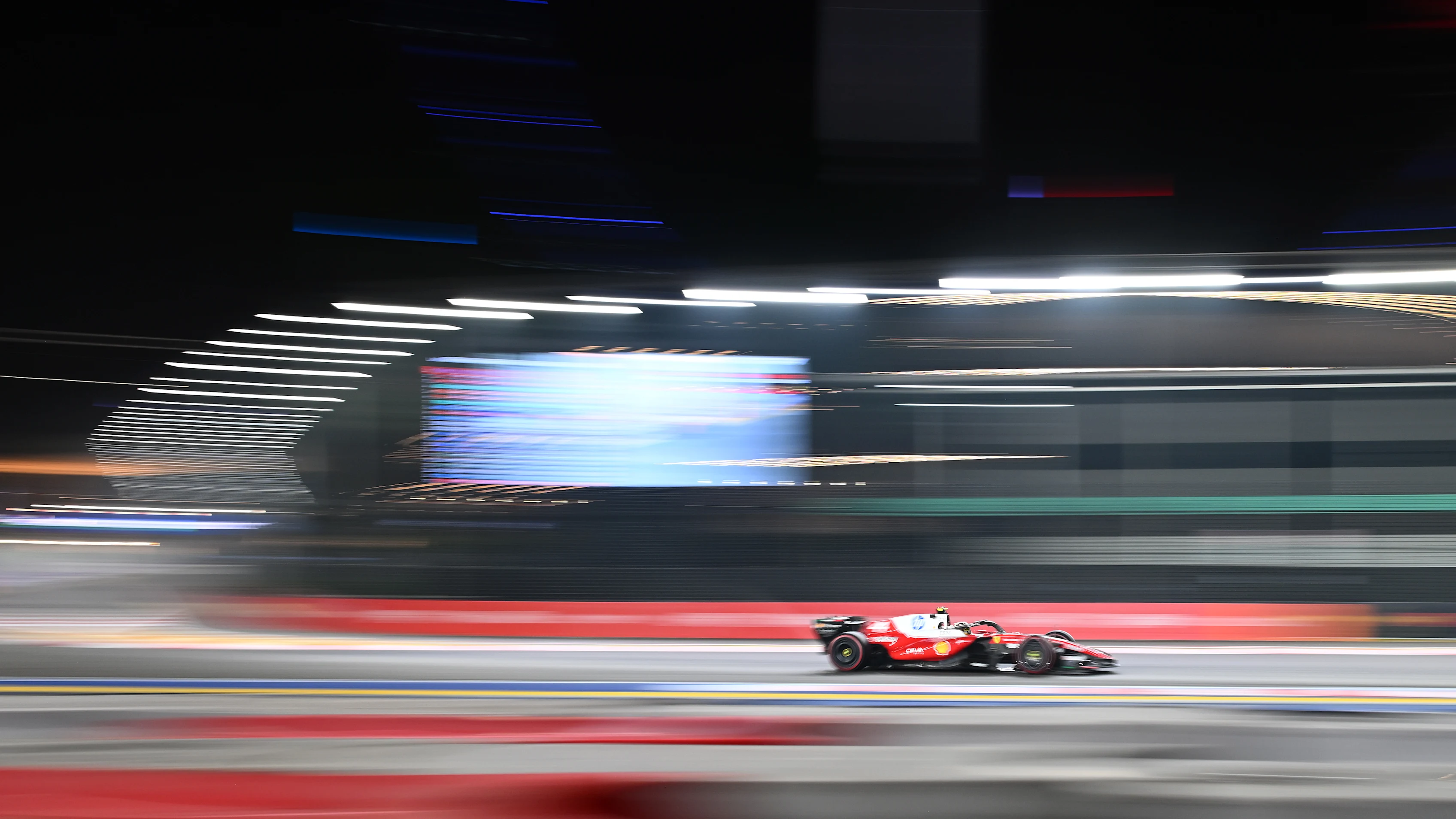 SINGAPORE, SINGAPORE - OCTOBER 11: Lewis Hamilton of Great Britain driving the (44) Scuderia