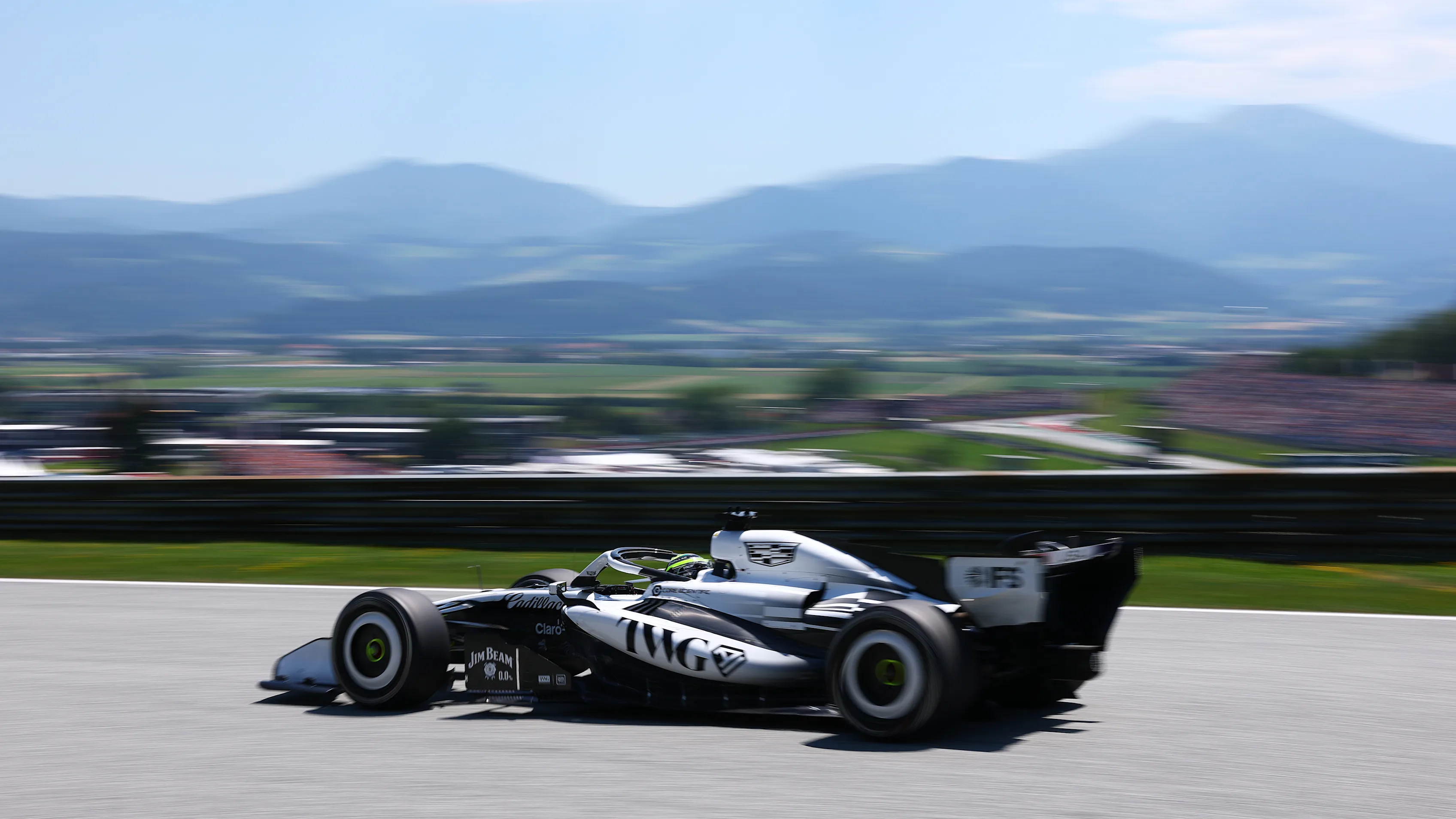 SPIELBERG, AUSTRIA - JUNE 26: Sergio Perez of Mexico driving the (11) Cadillac F1 Team MAC-26