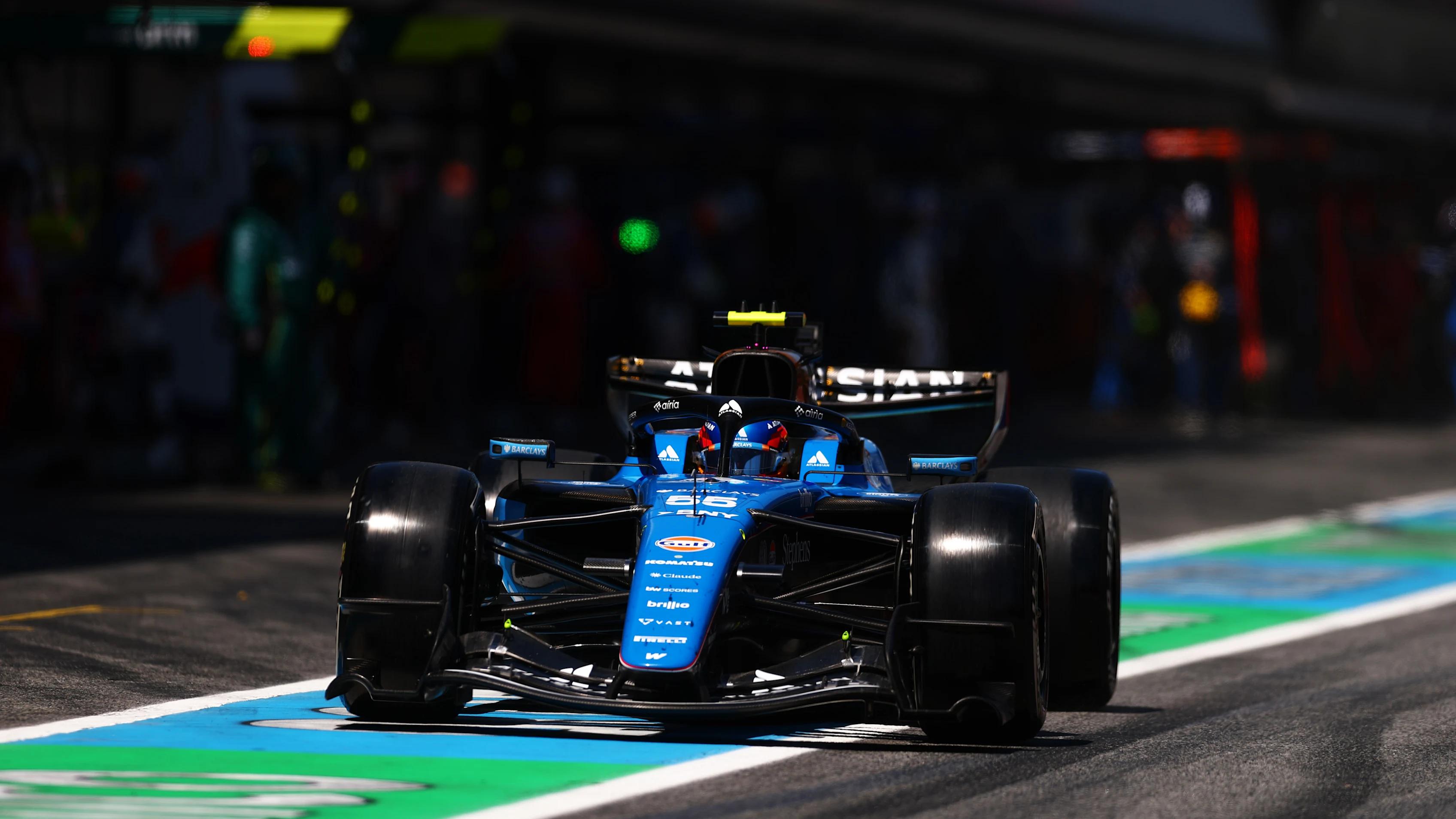 BARCELONA, SPAIN - JUNE 14: Carlos Sainz of Spain driving the (55) Williams FW48 Mercedes in the