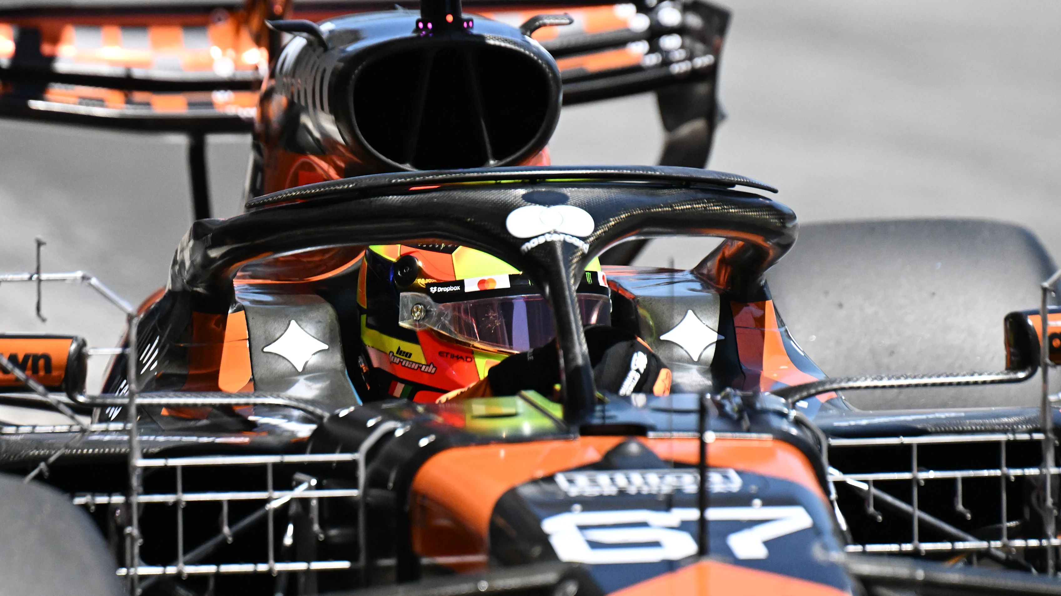BARCELONA, SPAIN - JUNE 12: Leonardo Fornaroli of Italy driving the (67) McLaren MCL40 Mercedes in