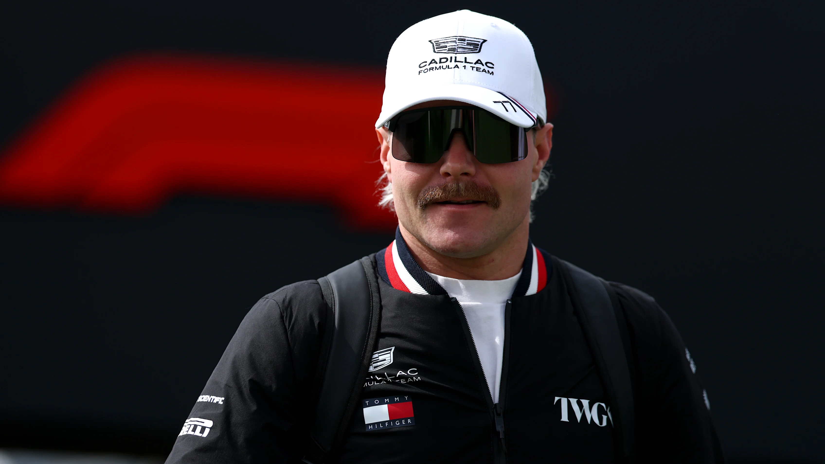 MONTREAL, QUEBEC - MAY 23: Valtteri Bottas of Finland and Cadillac F1 Team arrives in the Paddock