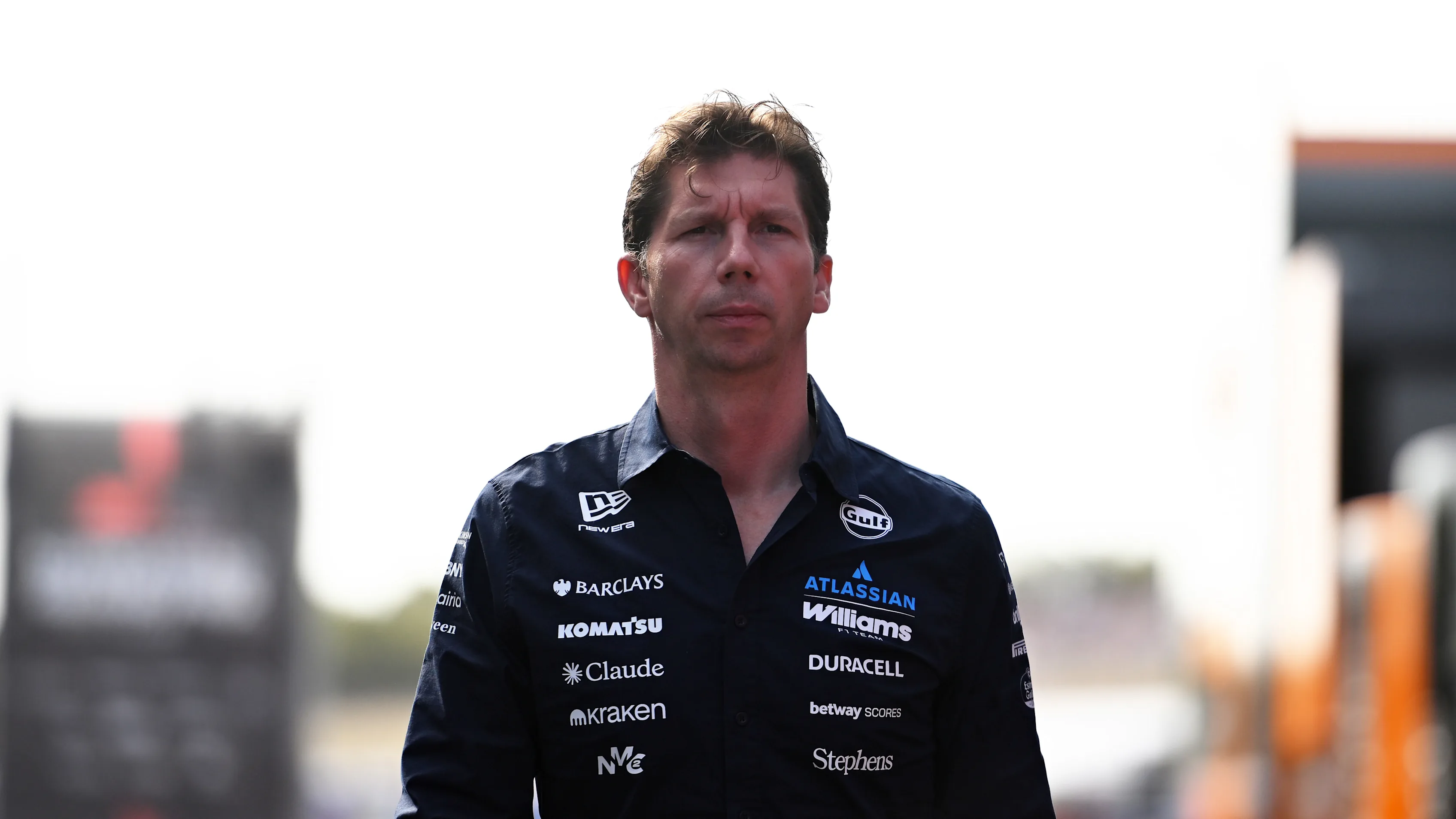 BUDAPEST, HUNGARY - JULY 26: James Vowles, Team Principal of Williams arrives in the Paddock prior