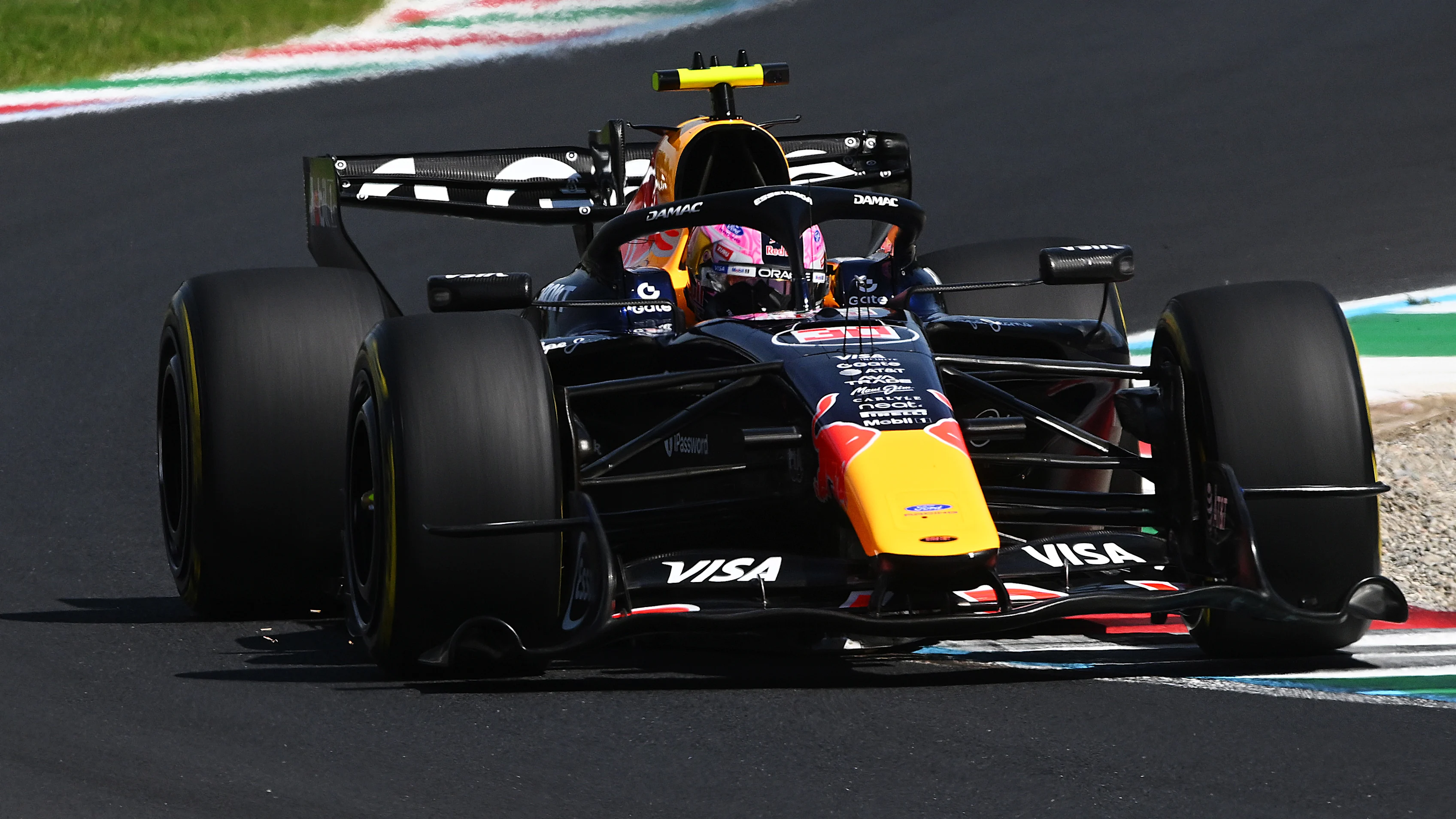 MONZA, ITALY - SEPTEMBER 05: Liam Lawson of New. Zealand driving the (30) Oracle Red Bull Racing