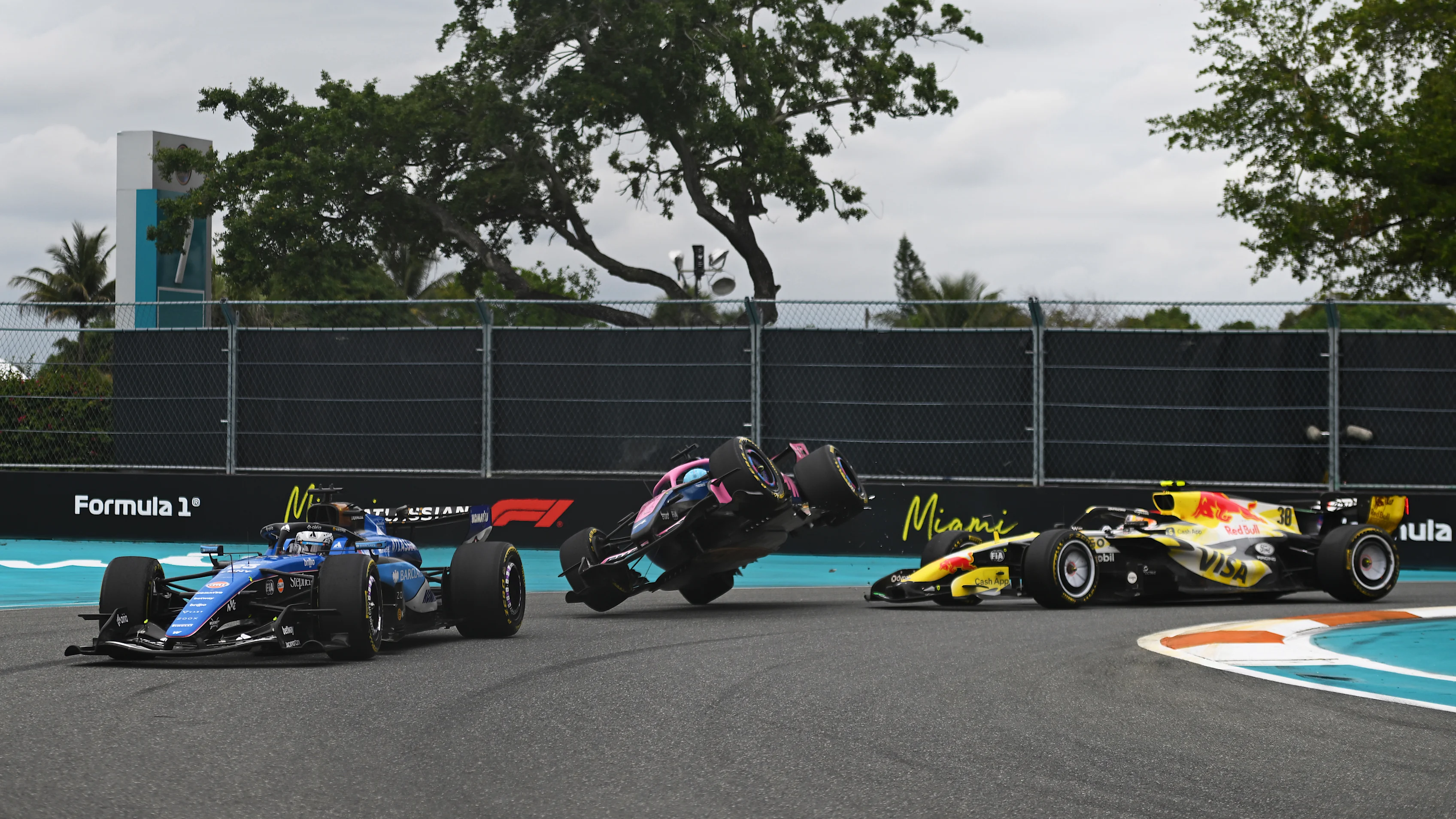 MIAMI, FLORIDA - MAY 04: Max Verstappen of the Netherlands driving the (1) Oracle Red Bull Racing