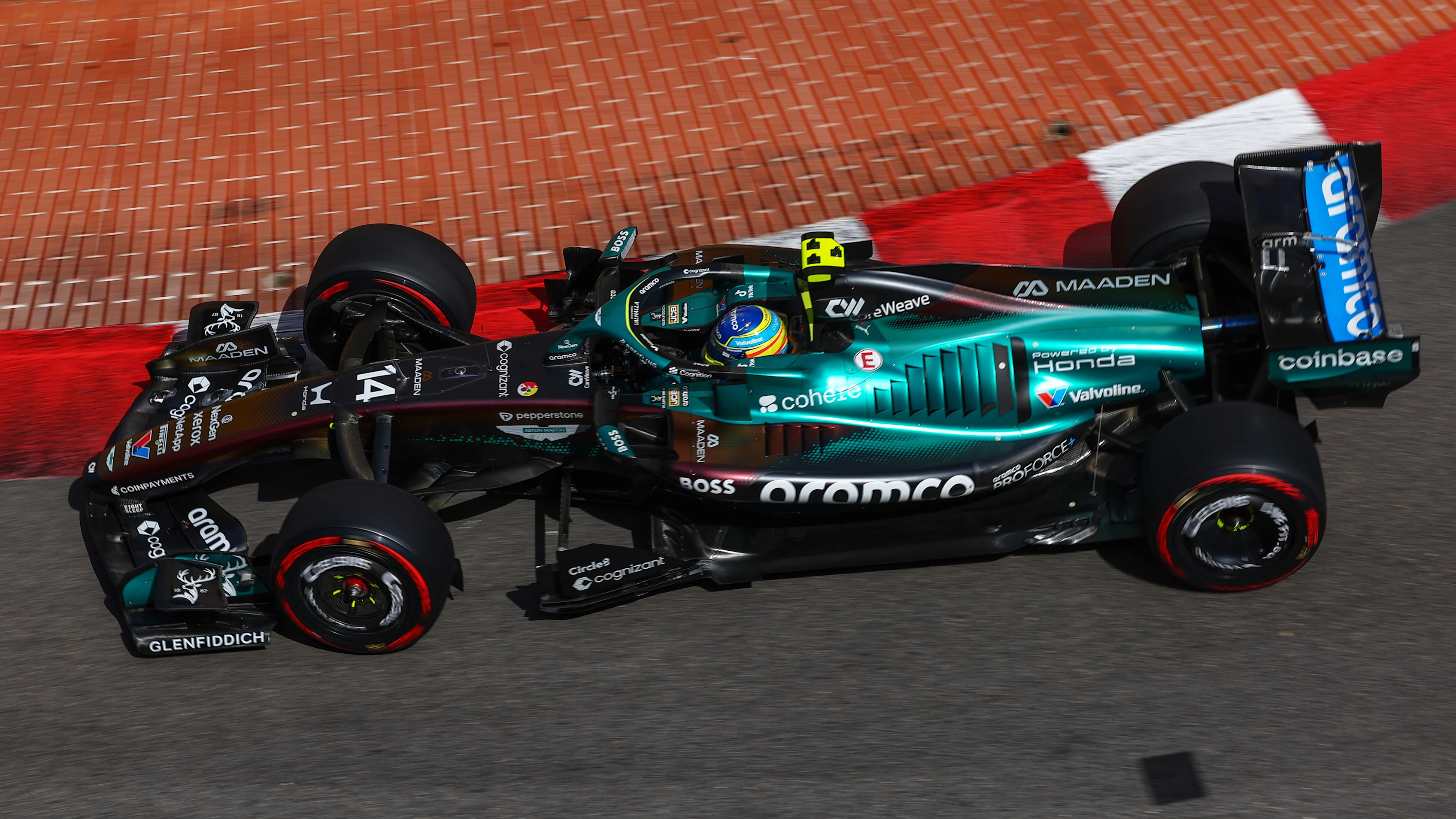 MONTE-CARLO, MONACO - JUNE 07: Fernando Alonso of Spain driving the (14) Aston Martin F1 Team AMR26