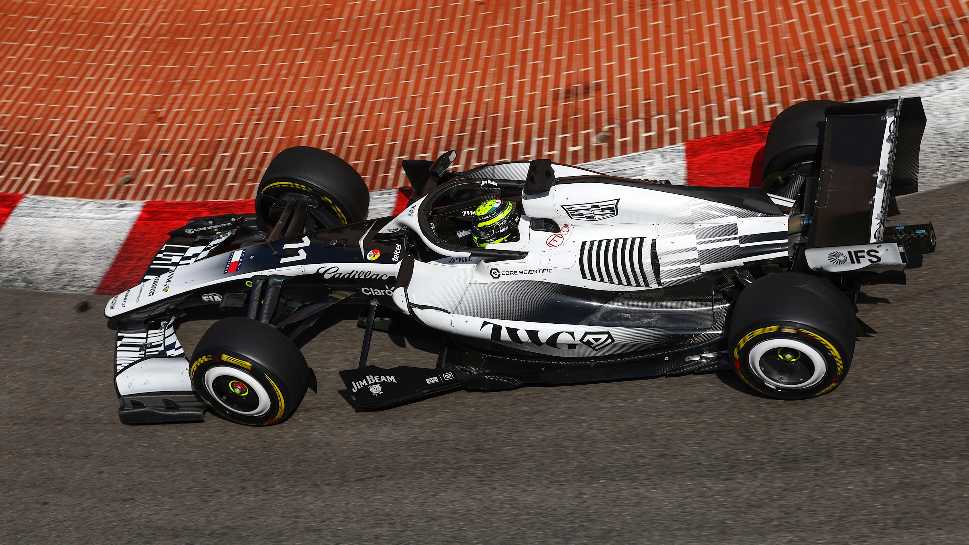 MONTE-CARLO, MONACO - JUNE 07: Sergio Perez of Mexico driving the (11) Cadillac F1 Team MAC-26