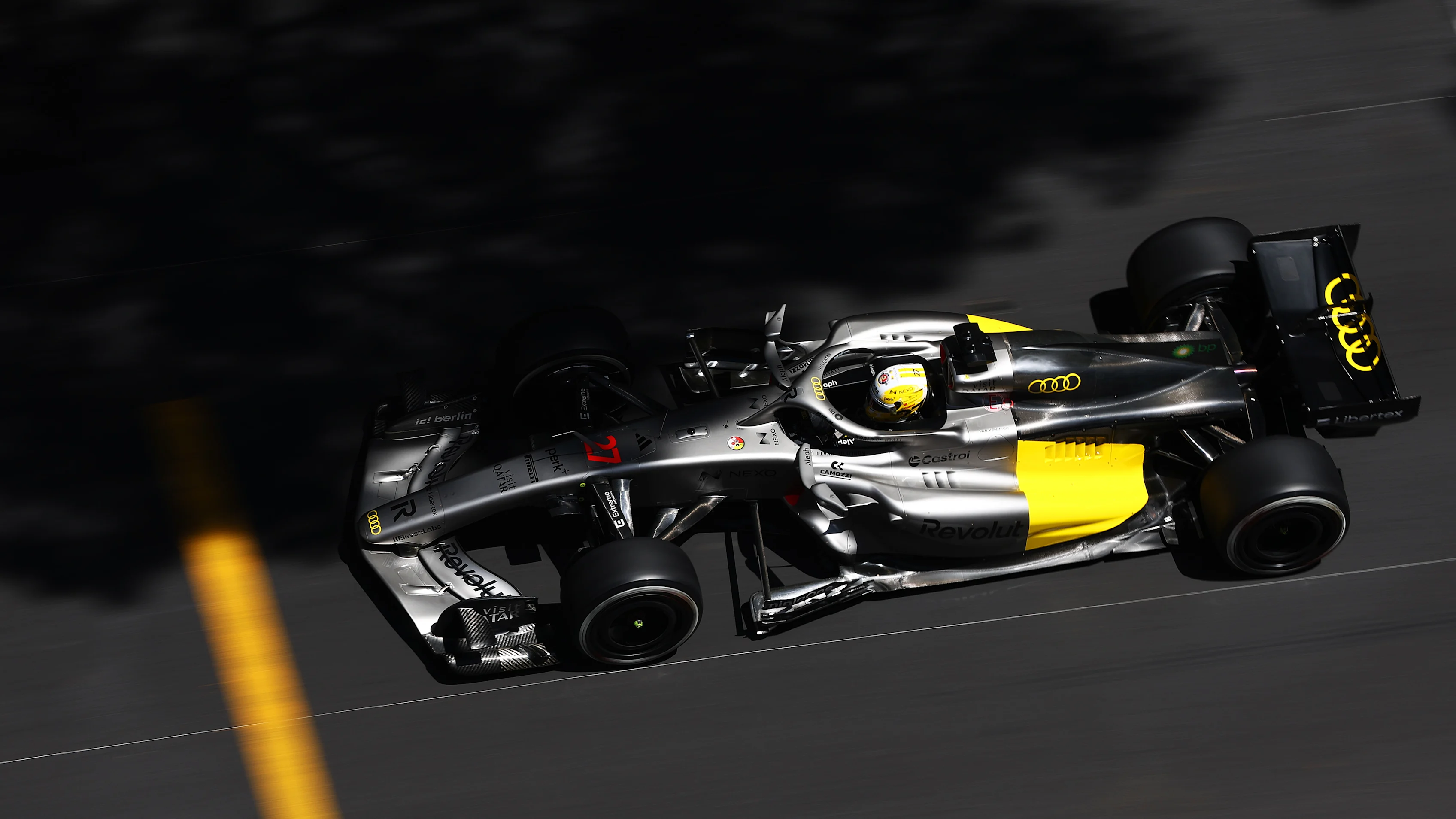 MONTE-CARLO, MONACO - JUNE 05: Nico Hulkenberg of Germany driving the (27) Audi F1 Team R26 on