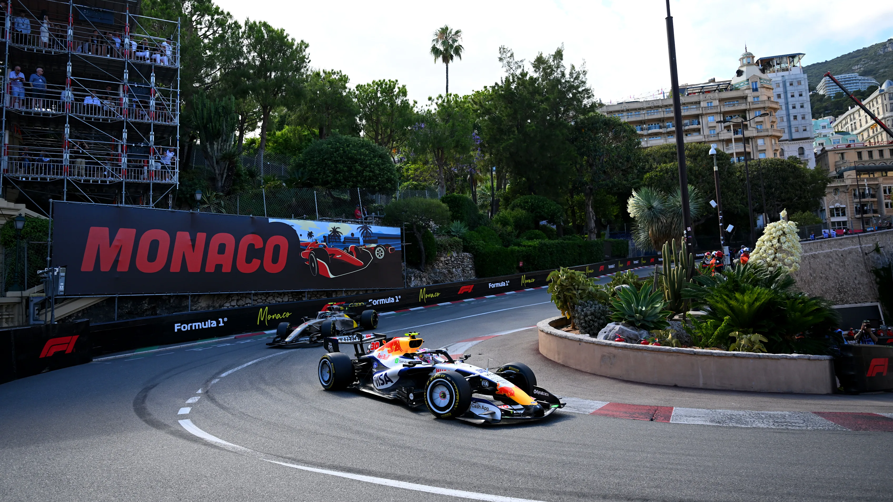 MONTE-CARLO, MONACO - JUNE 05: Liam Lawson of New Zealand driving the (30) Visa Cash App Racing