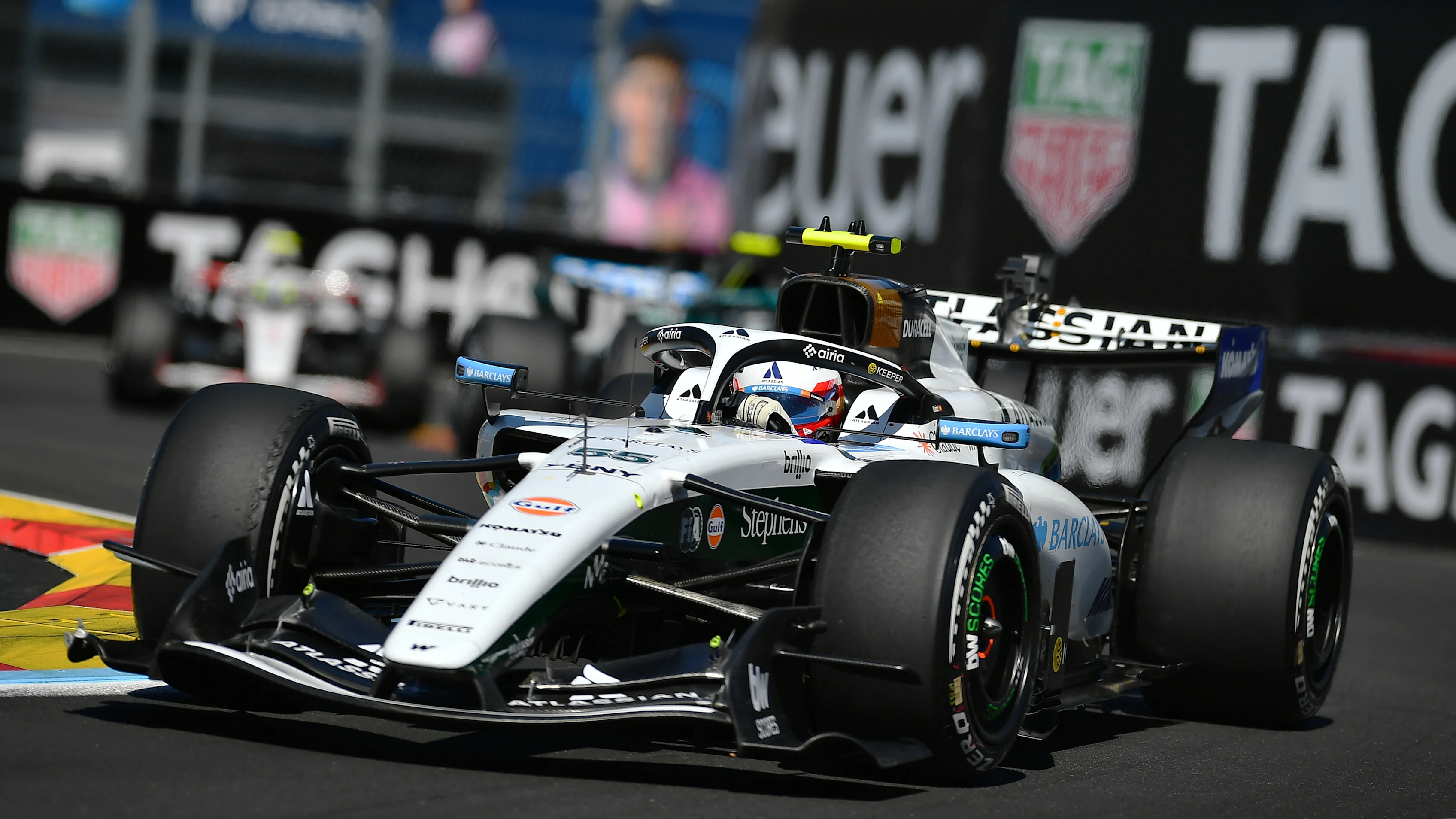 MADRID, SPAIN - SEPTEMBER 13: Carlos Sainz of Spain driving the (55) Williams FW48 Mercedes on