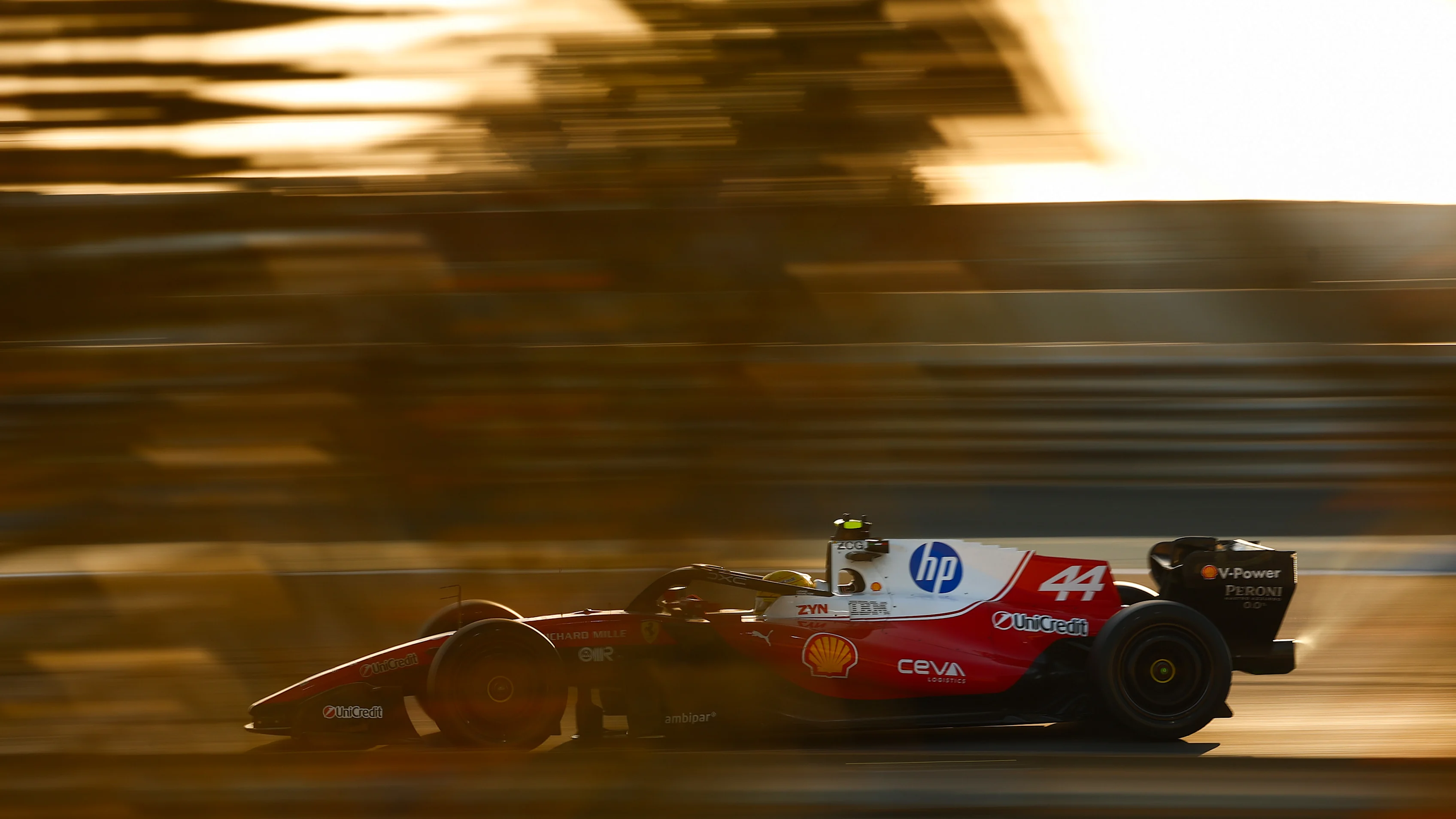 BAHRAIN, BAHRAIN - FEBRUARY 18: Lewis Hamilton of Great Britain driving the (44) Scuderia Ferrari