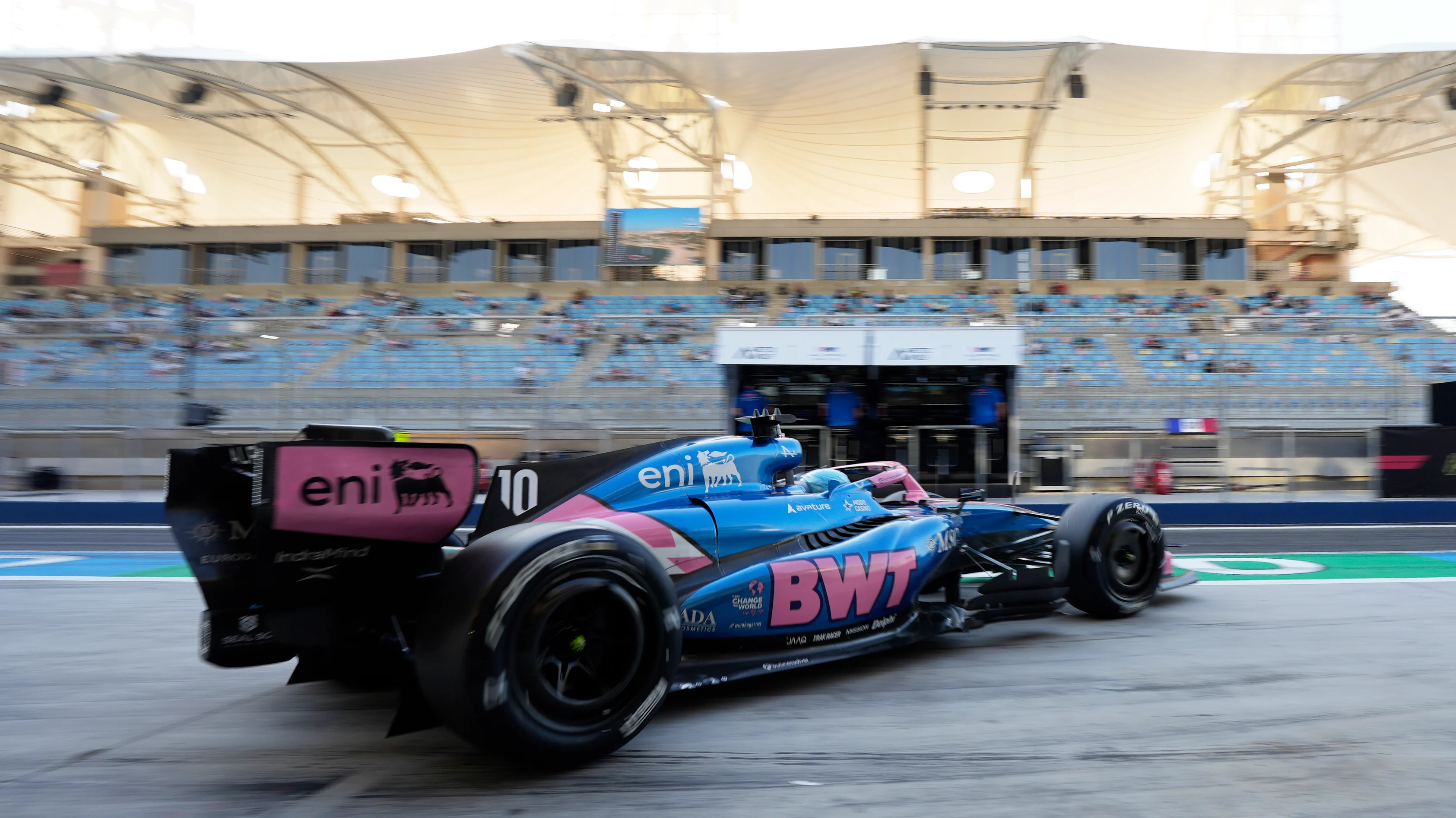 BAHRAIN, BAHRAIN - FEBRUARY 20: Pierre Gasly of France driving the (10) Alpine F1 A526 Mercedes