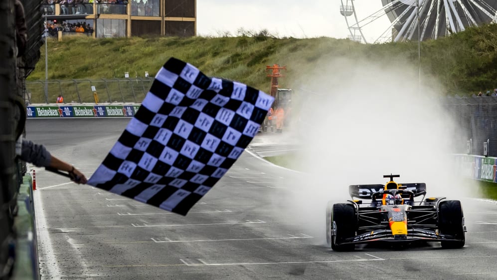 ZANDVOORT - Max Verstappen (Red Bull Racing) wins the F1 Grand Prix of the Netherlands at Circuit