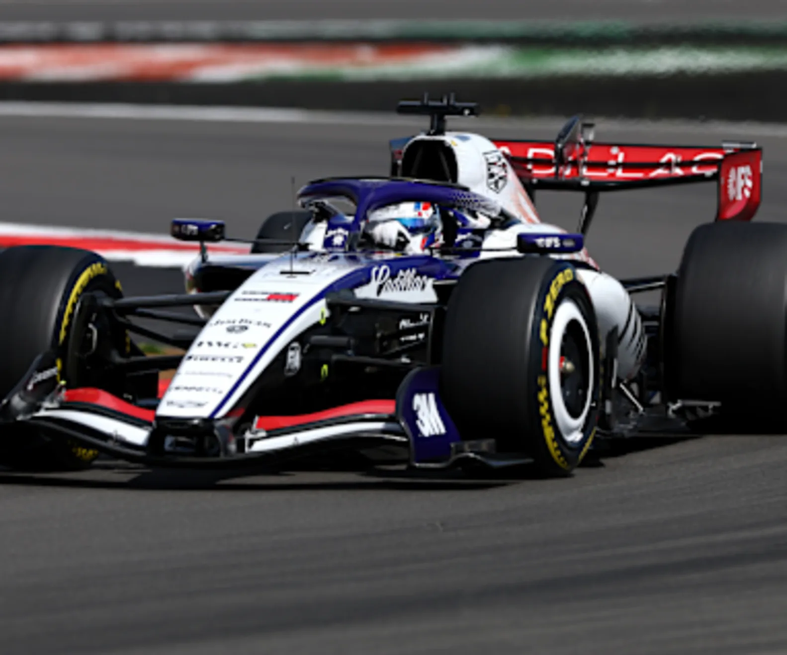 NORTHAMPTON, ENGLAND - JULY 05: Sergio Perez of Mexico driving the (11) Cadillac F1 Team MAC-26