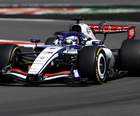 NORTHAMPTON, ENGLAND - JULY 05: Sergio Perez of Mexico driving the (11) Cadillac F1 Team MAC-26