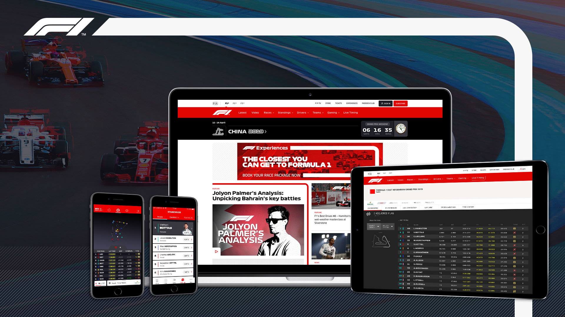 Stream Formula 1 live F1 TV