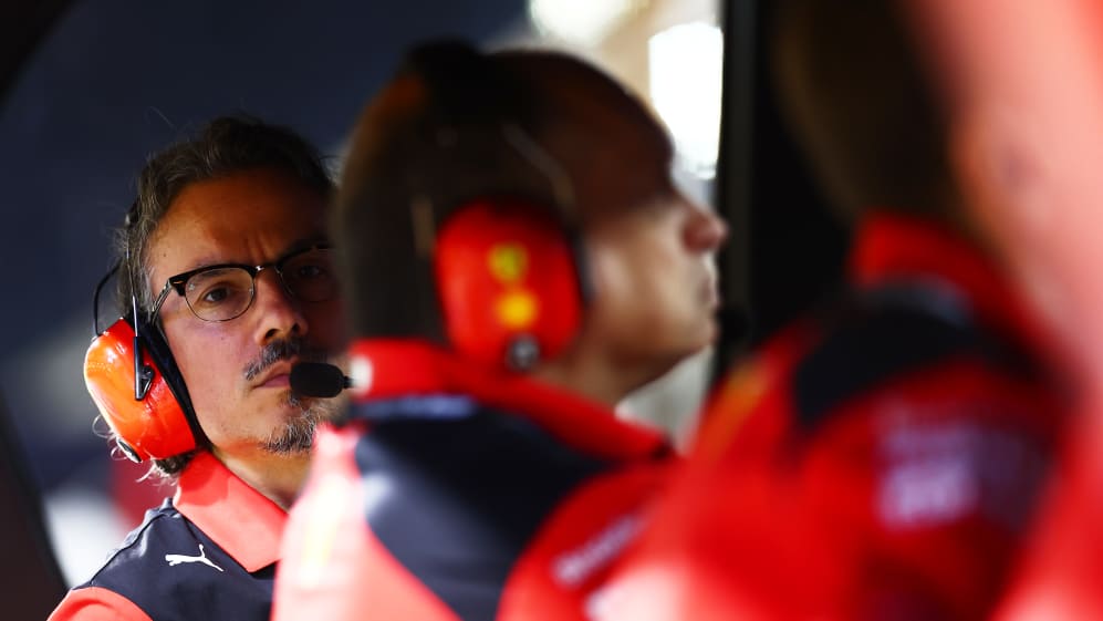 BAHRAIN, BAHRAIN - FEBRUARY 25: Laurent Mekies, Scuderia Ferrari Sporting Director looks on from