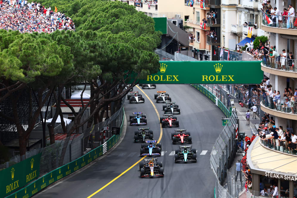 MONTE-CARLO, MÓNACO - 28 DE MAYO: Max Verstappen de Holanda conduciendo el (1) Oracle Red Bull