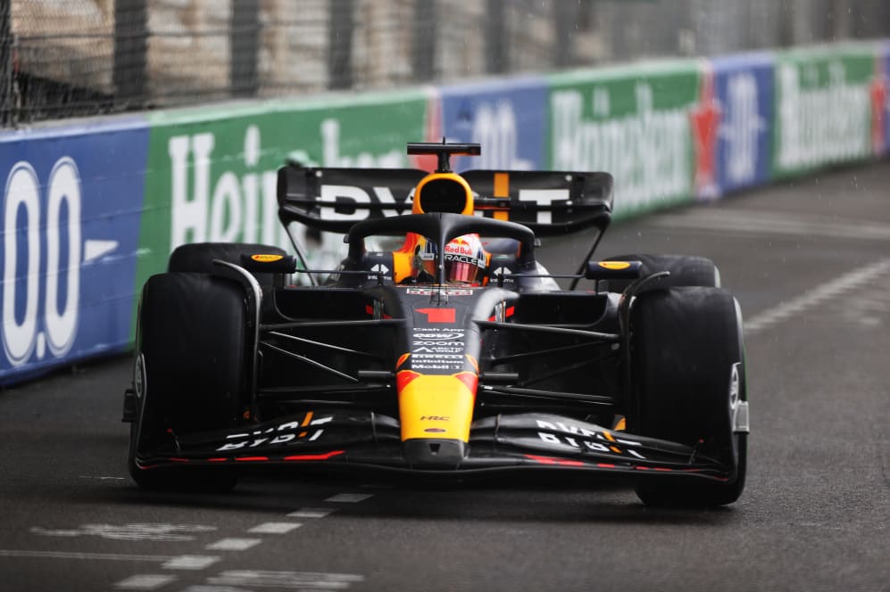 MONTE-CARLO, MÓNACO - 28 DE MAYO: Max Verstappen de Holanda conduciendo el (1) Oracle Red Bull