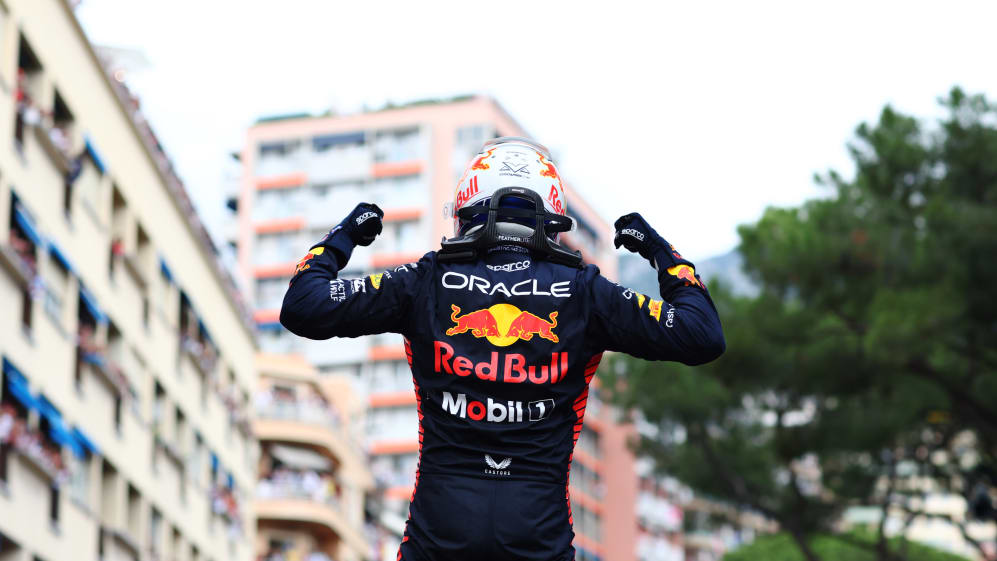 MONTE-CARLO, MONACO - MAY 28: Race winner Max Verstappen of the Netherlands and Oracle Red Bull