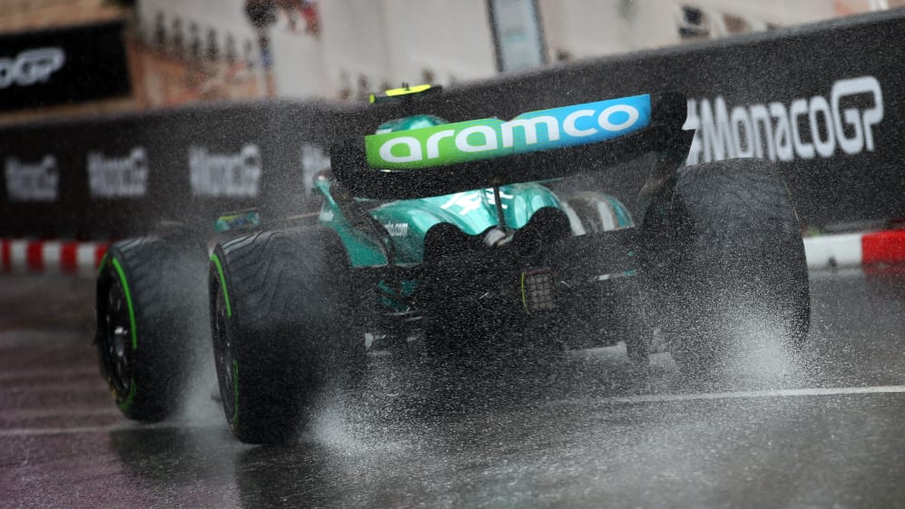 MONTE-CARLO, MONACO - MAY 28: Fernando Alonso of Spain driving the (14) Aston Martin AMR23 Mercedes