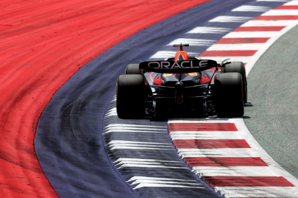 SPIELBERG, AUSTRIA - JUNE 30: Max Verstappen of the Netherlands driving the (1) Oracle Red Bull