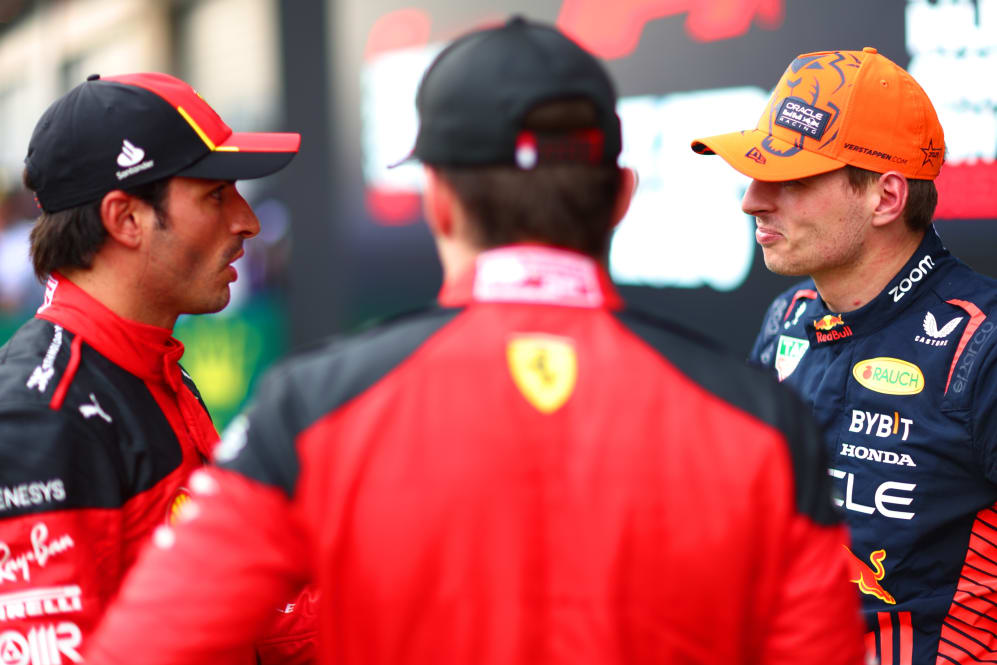 SPIELBERG, AUSTRIA - JUNE 30: Pole position qualifier Max Verstappen of the Netherlands and Oracle