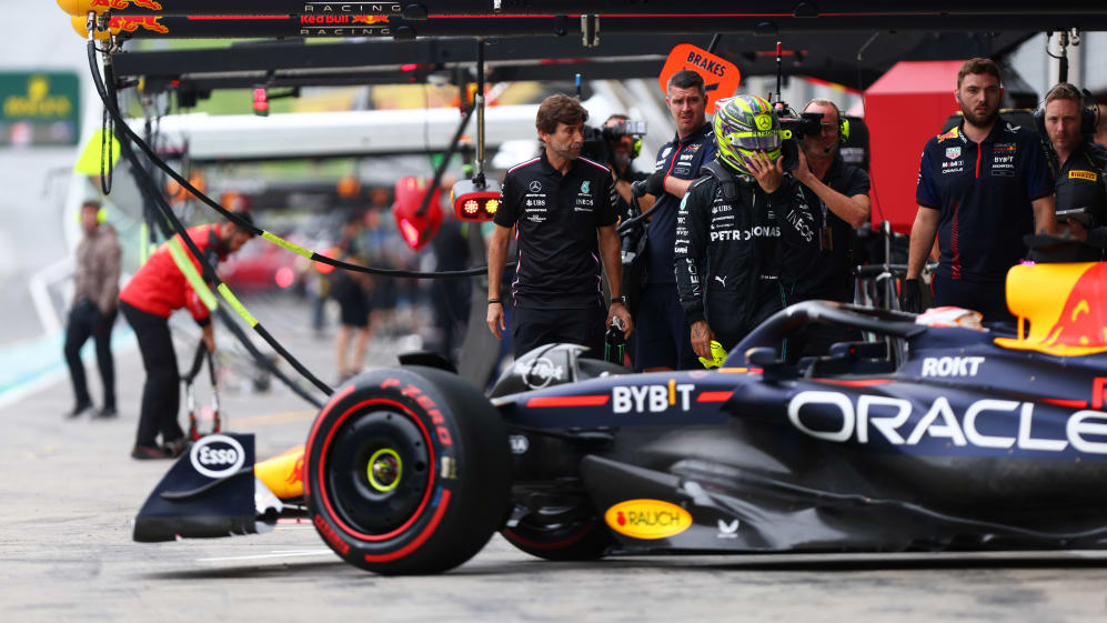 SPIELBERG, AUSTRIA - JULY 01: 18th placed qualifier Lewis Hamilton of Great Britain and Mercedes