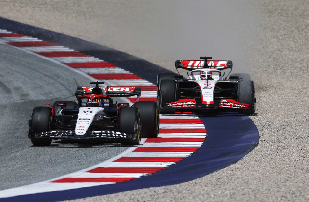 SPIELBERG, AUSTRIA - JULY 02: Nyck de Vries of Netherlands driving the (21) Scuderia AlphaTauri