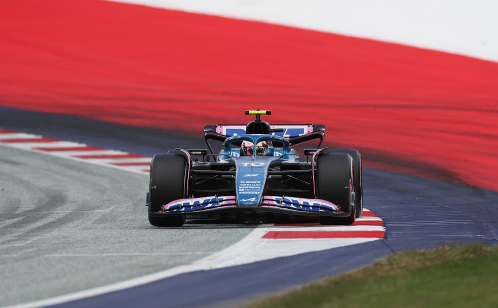 SPIELBERG, AUSTRIA - JULY 02: Pierre Gasly of France driving the (10) Alpine F1 A523 Renault on