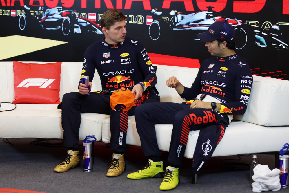 SPIELBERG, AUSTRIA - JULY 02: Race winner Max Verstappen of the Netherlands and Oracle Red Bull