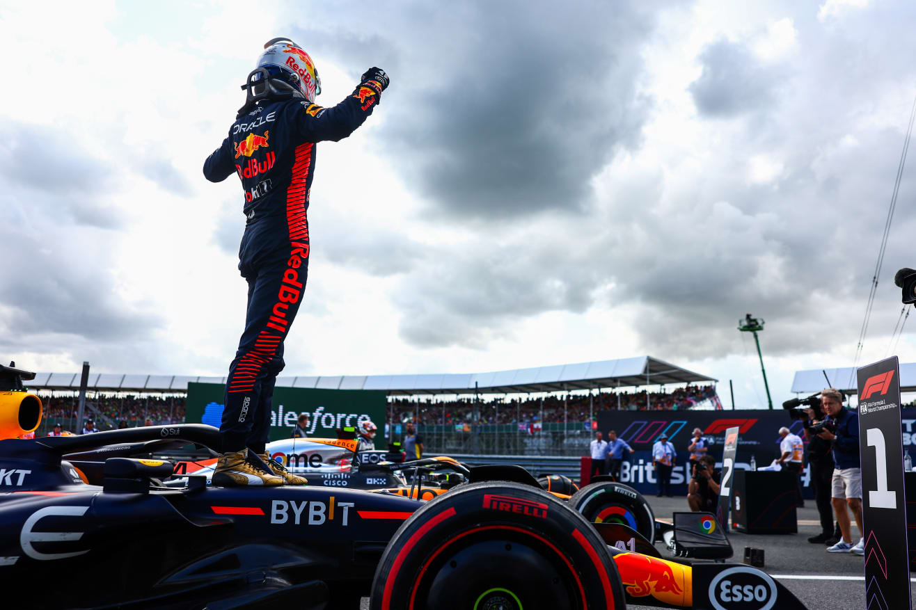 Verstappen heads local heroes Norris and Hamilton to claim British Grand Prix win