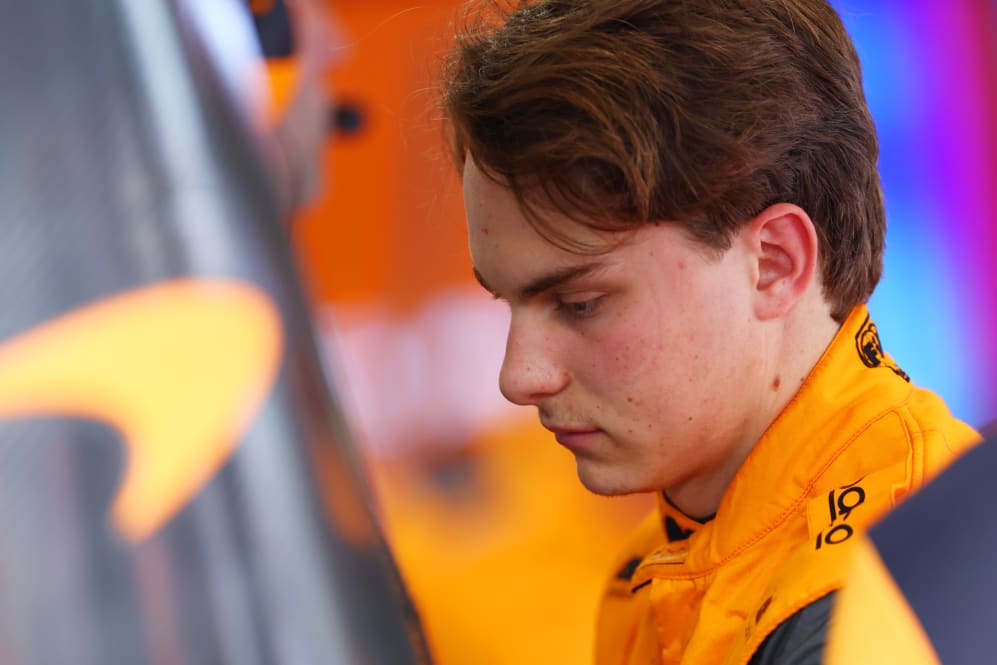 BUDAPEST, HUNGARY - JULY 21: Oscar Piastri of Australia and McLaren reacts in the garage during