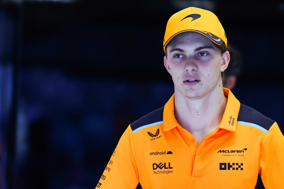 BUDAPEST, HUNGARY - JULY 23: Oscar Piastri of Australia and McLaren looks on from the drivers