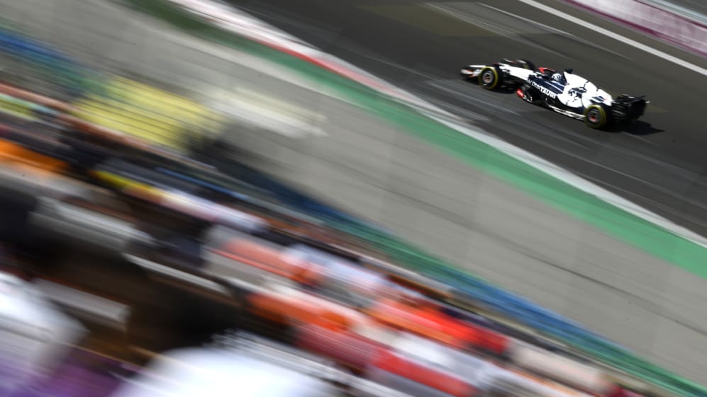 BUDAPEST, HUNGARY - JULY 23: Daniel Ricciardo of Australia driving the (3) Scuderia AlphaTauri AT04