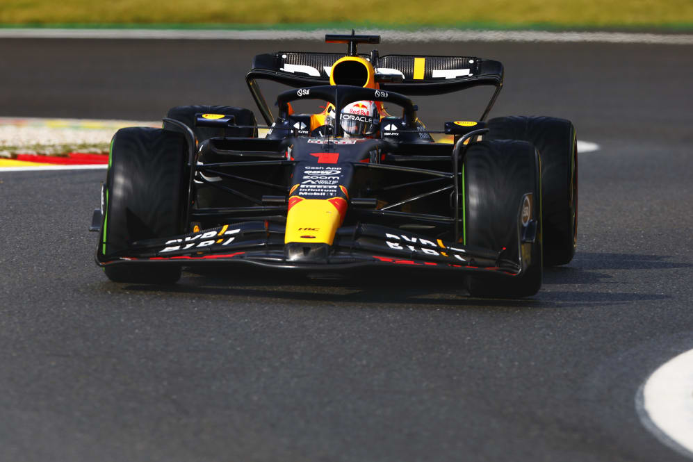 SPA, BELGIUM - JULY 28: Max Verstappen of the Netherlands driving the (1) Oracle Red Bull Racing