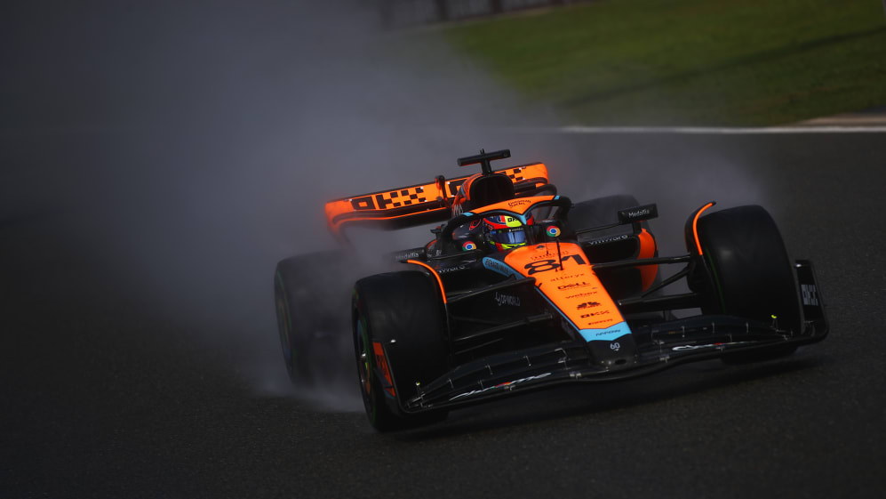 SPA, BELGIUM - JULY 29: Oscar Piastri of Australia driving the (81) McLaren MCL60 Mercedes on track