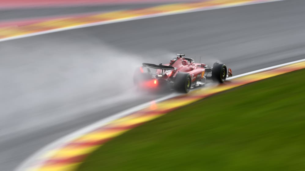 SPA, BELGIUM - JULY 29: Charles Leclerc of Monaco driving the (16) Ferrari SF-23 on track during