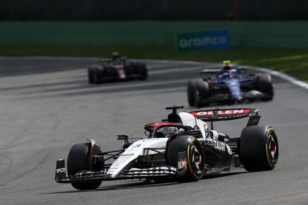 SPA, BELGIUM - JULY 30: Daniel Ricciardo of Australia driving the (3) Scuderia AlphaTauri AT04 on