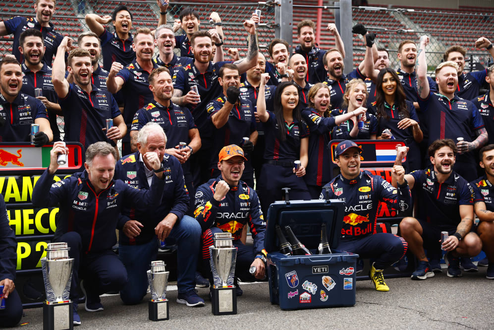 SPA, BELGIUM - JULY 30: Race winner Max Verstappen of the Netherlands and Oracle Red Bull Racing,