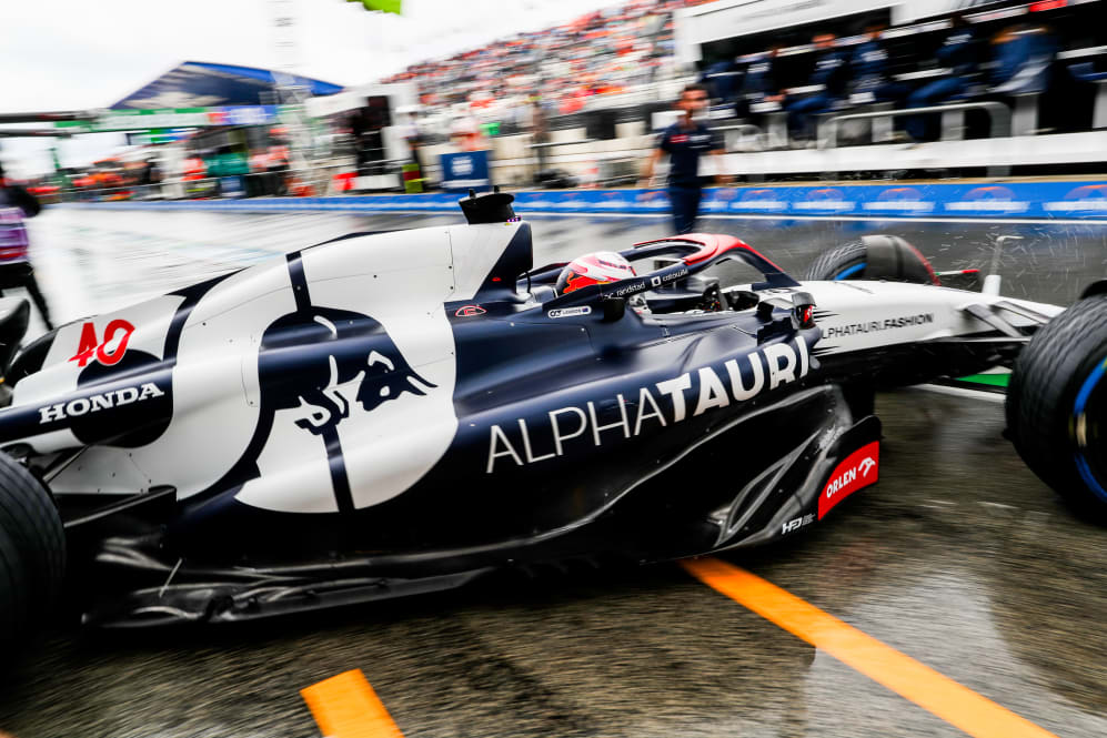 ZANDVOORT, NETHERLANDS - AUGUST 26: Liam Lawson of New Zealand and Scuderia AlphaTauri during