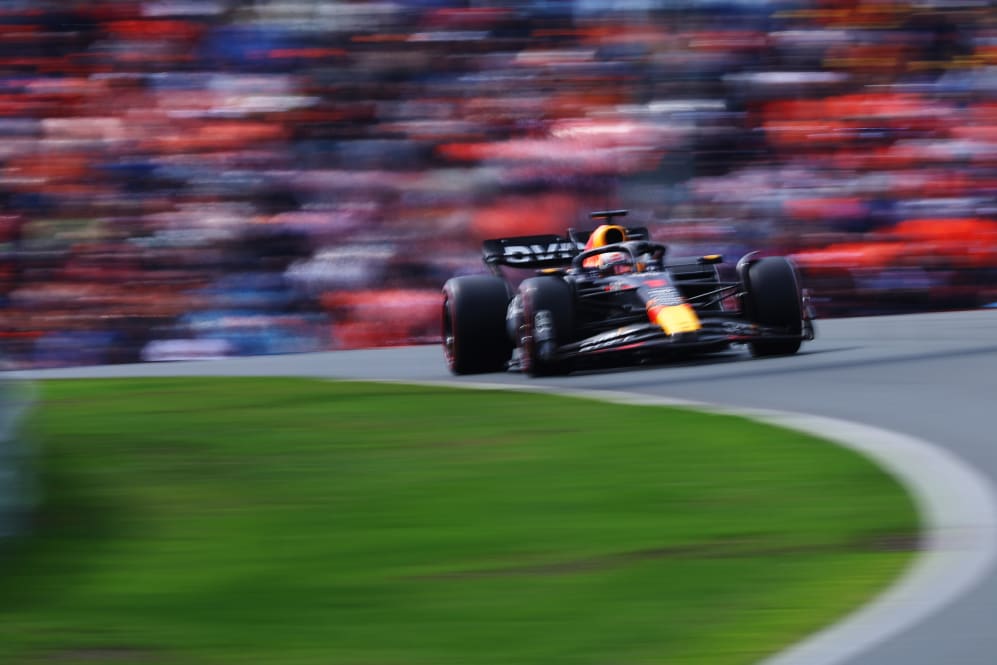 ZANDVOORT, NETHERLANDS - AUGUST 27: Max Verstappen of the Netherlands driving the (1) Oracle Red