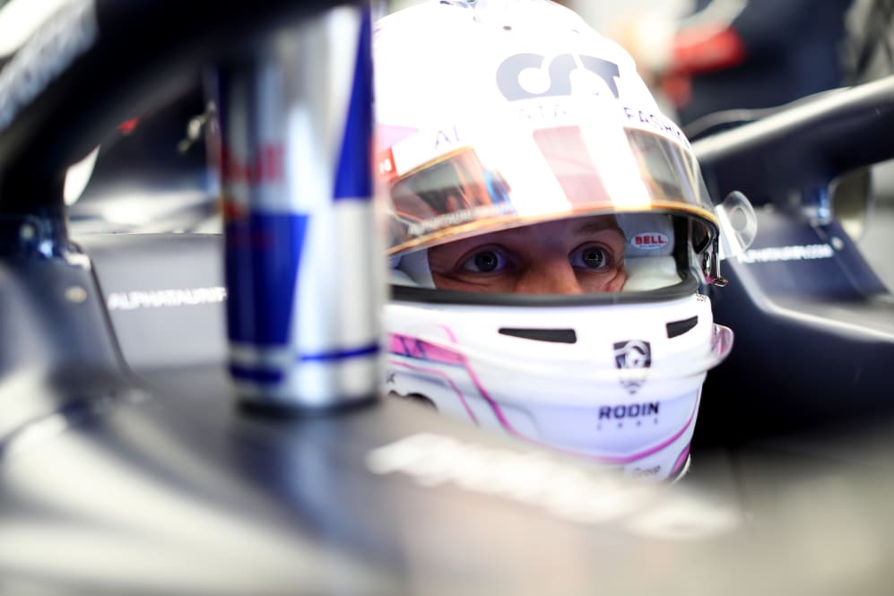 MONZA, ITALY - SEPTEMBER 01: Liam Lawson of New Zealand and Scuderia AlphaTauri prepares to drive