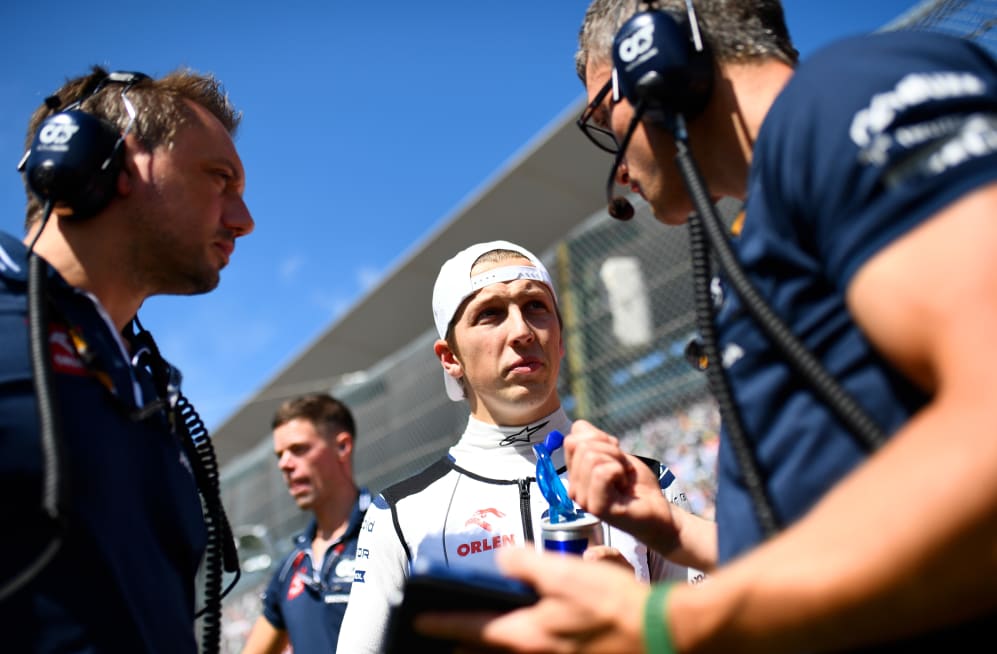 SUZUKA, JAPAN - SEPTEMBER 24: Liam Lawson of New Zealand and Scuderia AlphaTauri prepares to drive